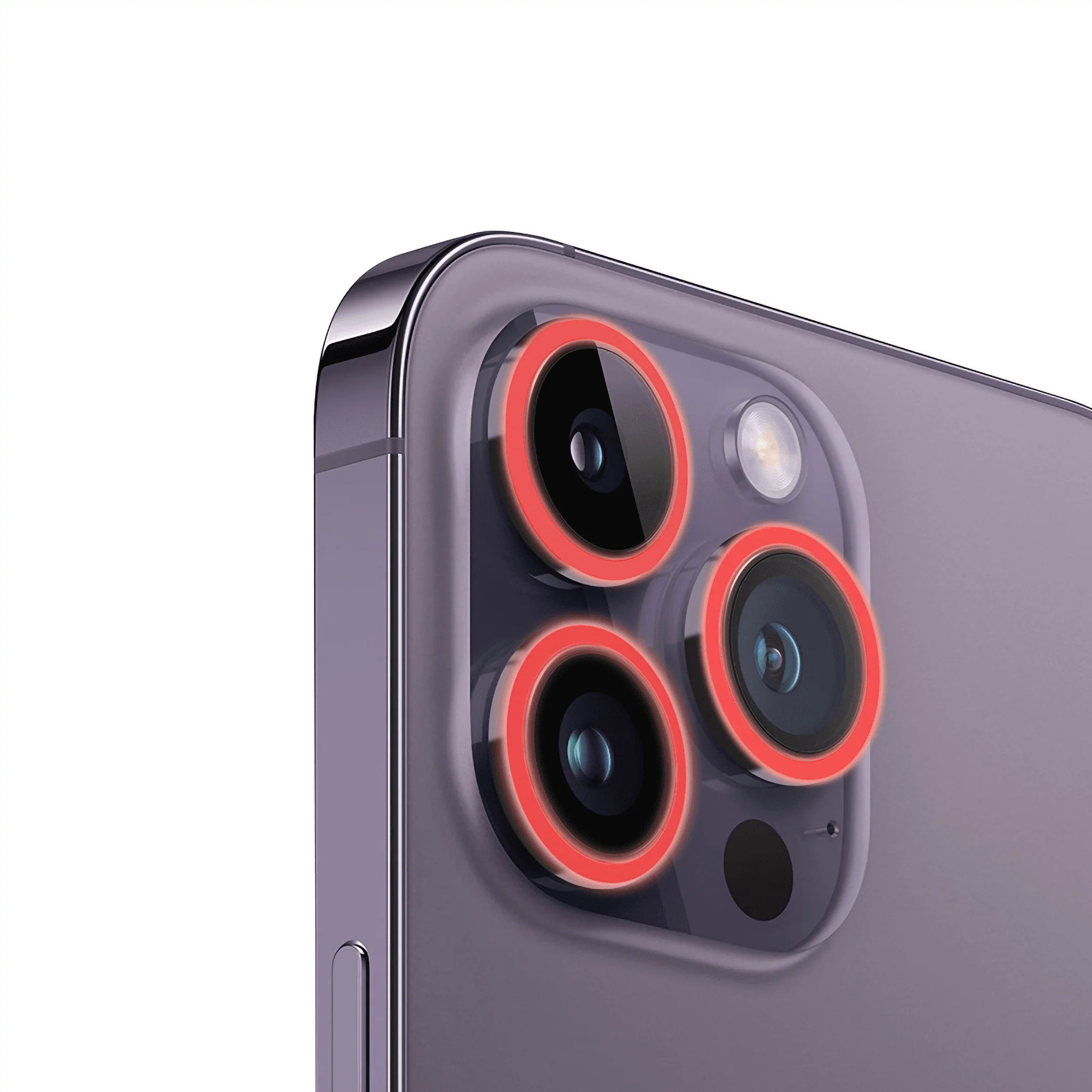 Camera Lens Protector Bundle - Glow Red - Image 2